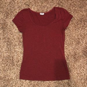 Maroon tee